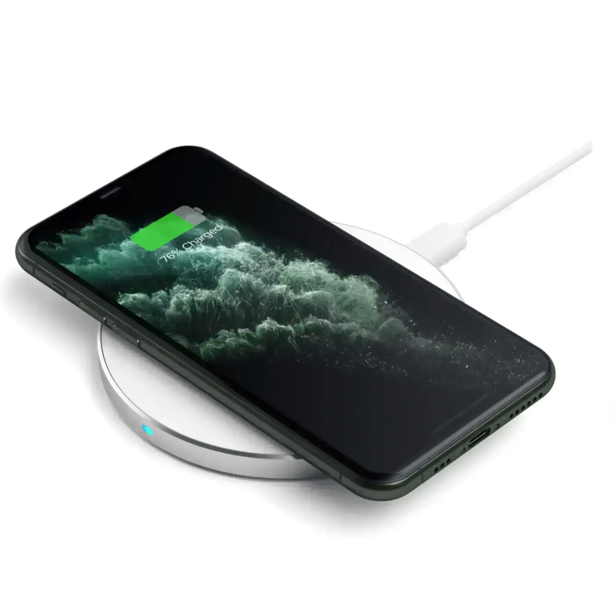 Беспроводное зарядное устройство Satechi Wireless Charging Pad Silver (ST-WCPS)